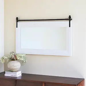 farmhouse sliding mirror